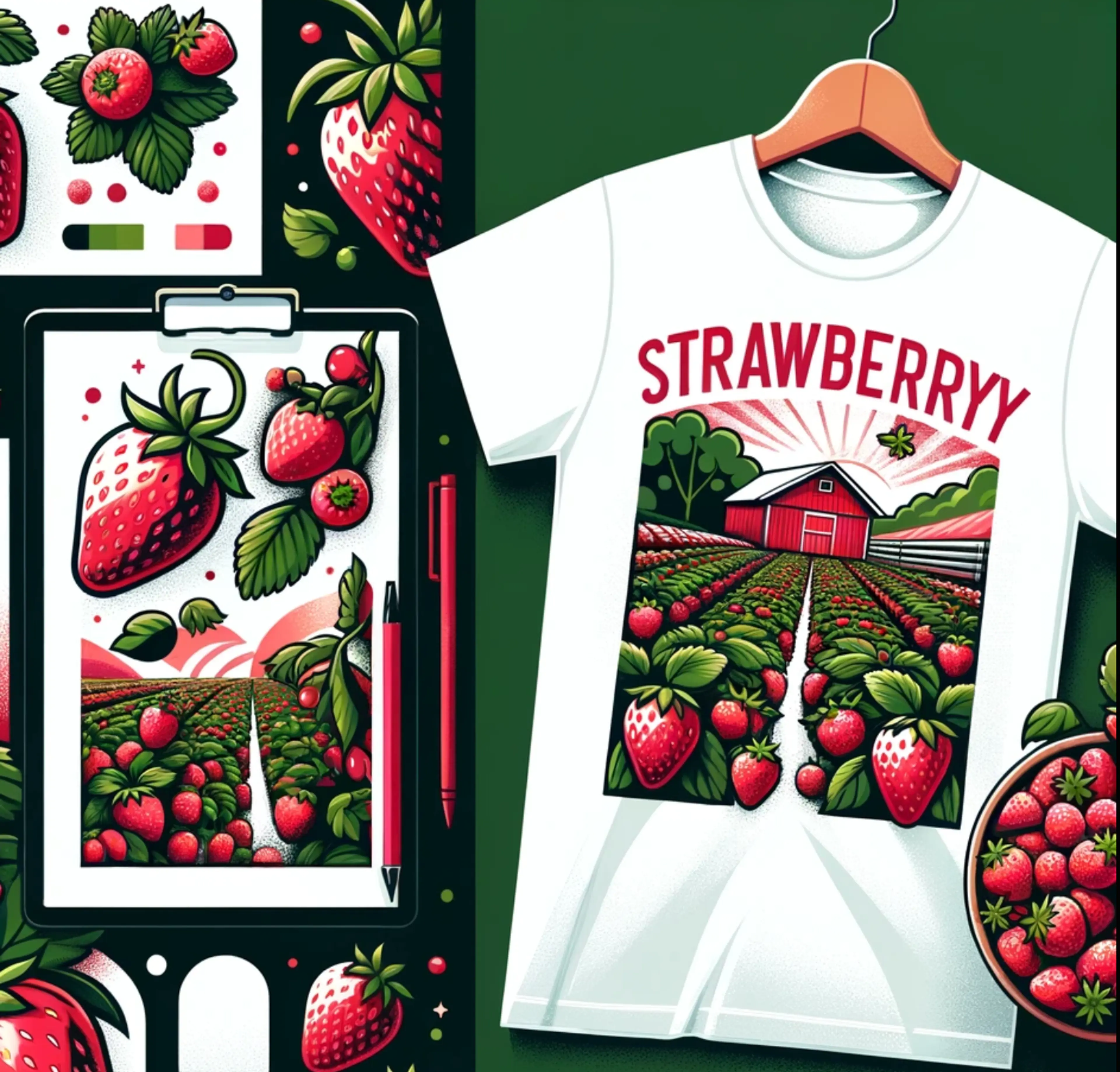 Strawberry Apparel: Fresh Farm-Style Clothes logo